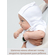 Детская шапочка чепчик Bebo для новорожденного со швами наружу, Белый
