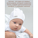 Детская шапочка чепчик Bebo для новорожденного со швами наружу, Белый
