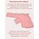 Удлиненная распашонка-кимоно для новорожденных Bebo, Сердечки на розовом