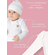 Белый боди с длинным рукавом для новорожденного Bebo