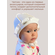 Детская шапочка чепчик с рюшами Bebo для новорожденного со швами наружу