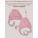 Детская шапочка чепчик с рюшами Bebo для новорожденного со швами наружу, Сердечки на розовом