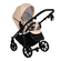 Детская коляска для новорожденных 3 в 1 Tutis Nanni,  кожа Светло-бежевый
