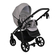 Детская коляска для новорожденных 3 в 1 Tutis Nanni,  Серый+Кожа Темно-Серый