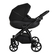 Детская коляска для новорожденных 3 в 1 Tutis Nanni,  Черный+Кожа Черный