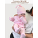 Нательный комбинезон для новорожденного малыша Bebo слип на молнии с закрытыми ручками и ножками, Розовый