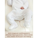 Нательный комбинезон для новорожденного малыша Bebo слип на молнии с закрытыми ручками и ножками, Белый