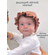 Детская муслиновая шапочка чепчик с рюшами Bebo для новорожденного, Античная роза