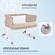Детская приставная кроватка-колыбель-манеж для новорожденных Accanto Calma