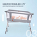 Приставная кроватка-манеж для новорожденных Accanto Dalia