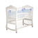 Купить белую детскую кроватку Amalia - Амалия для Новорожденного на колесах и дуге-качалке в СПб в интернет магазине Piccolo
