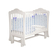 Купить белую детскую кроватку Amalia - Амалия для Новорожденного на маятнике без ящика в СПб в интернет магазине Piccolo